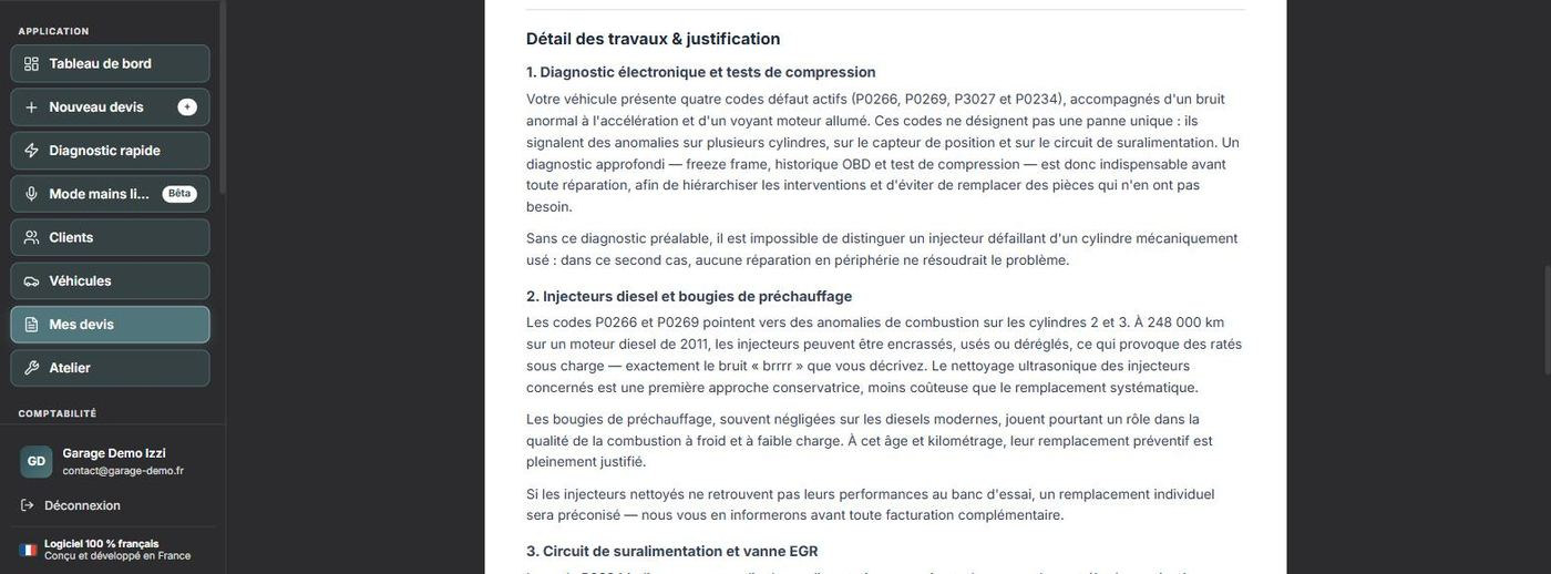 Livre blanc : justification détaillée des travaux